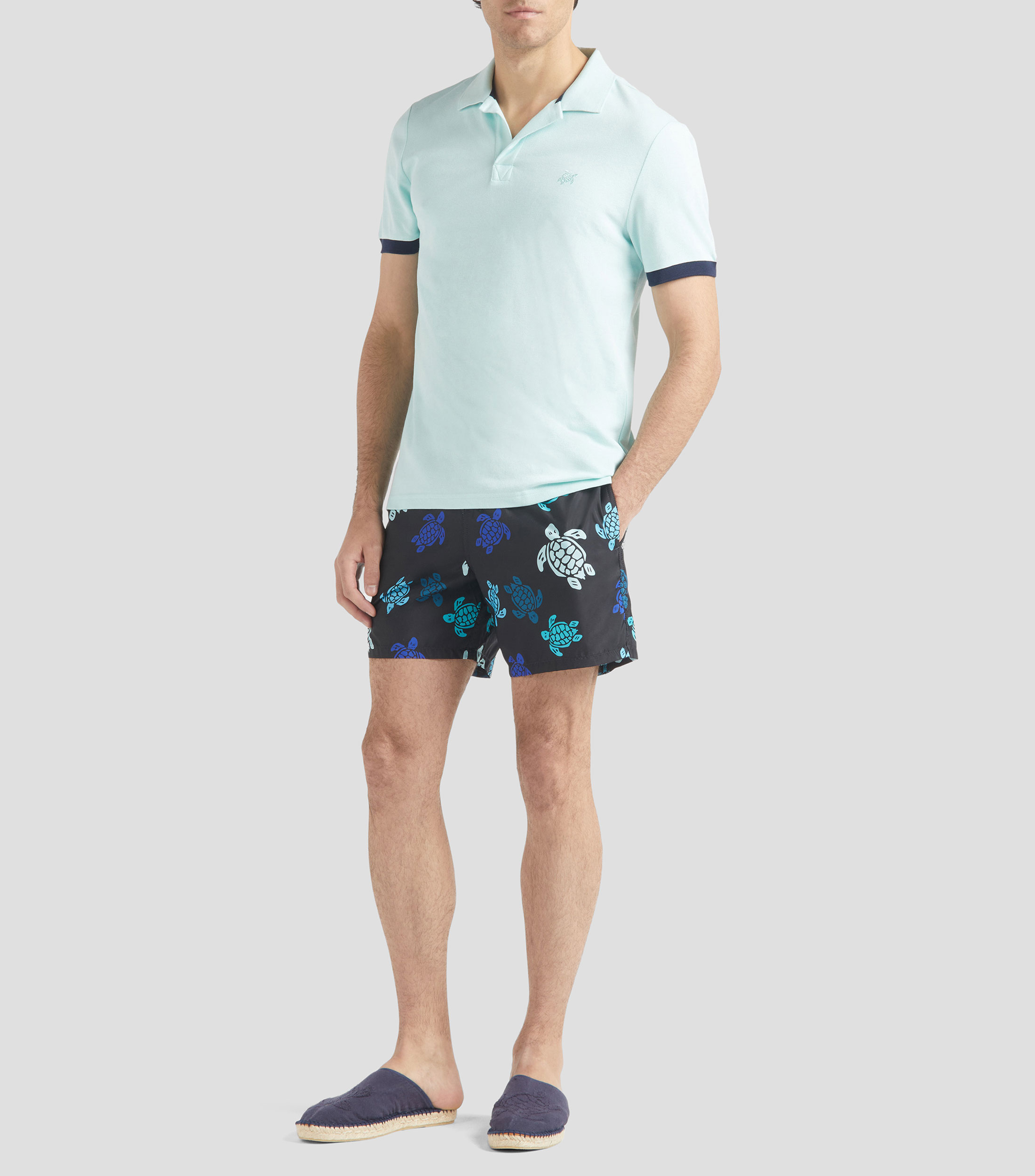 Playera tipo polo con manga corta Hombre